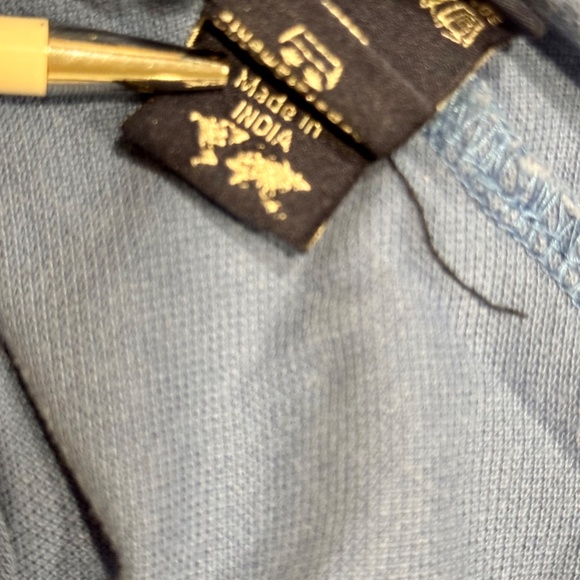 Harmont & Blaine Polo Shirt - Boys/Youth Size Small, Solid Blue, Pre-owned - Picture 5 of 8